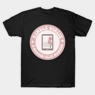 Bookish Kindle Girlie Vinyl Sticker Book Lover Gifts T-Shirt